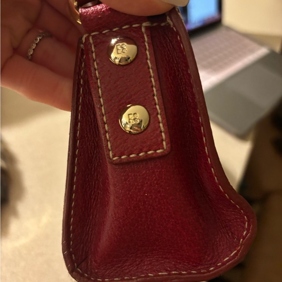 Kate Spade New York Red Leather Turn Lock Shoulder Bag - Picture 5 of 10